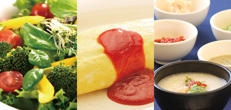 朝食バイキング