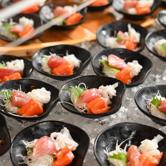 夕食バイキング