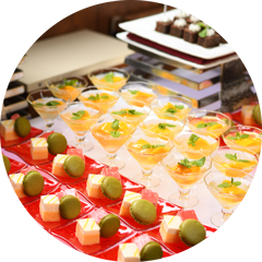 夕食バイキング