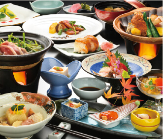 ＜GoToトラベルキャンペーン割引対象＞【お膳食プランベーシック】夕食は個室でゆっくりと食事がお楽しみ頂けます。